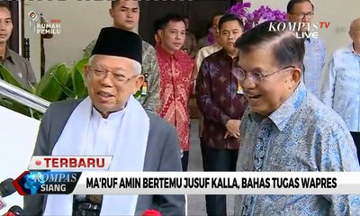 Tetap Pakai Sarung Saat Jadi Wapres? Jawaban Ma'ruf Amin Bikin JK Tertawa...