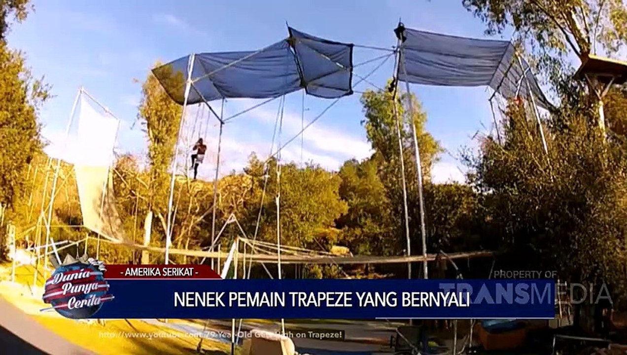 DUNIA PUNYA CERITA - Nenek Pemain Trapeze Yang Bernyali
