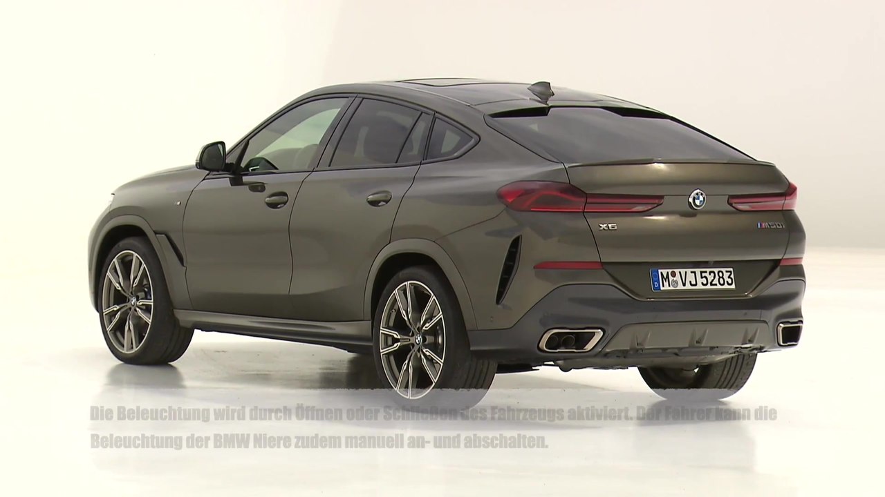 Der neue BMW X6 - Premiere für beleuchtete BMW Niere