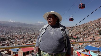 Tomasa, líder de la Revolución de los Colores de La Paz