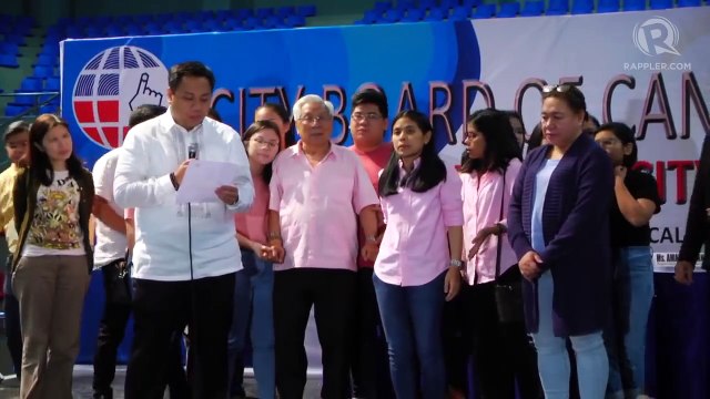 Makati City Board of Canvassers proclaim winners