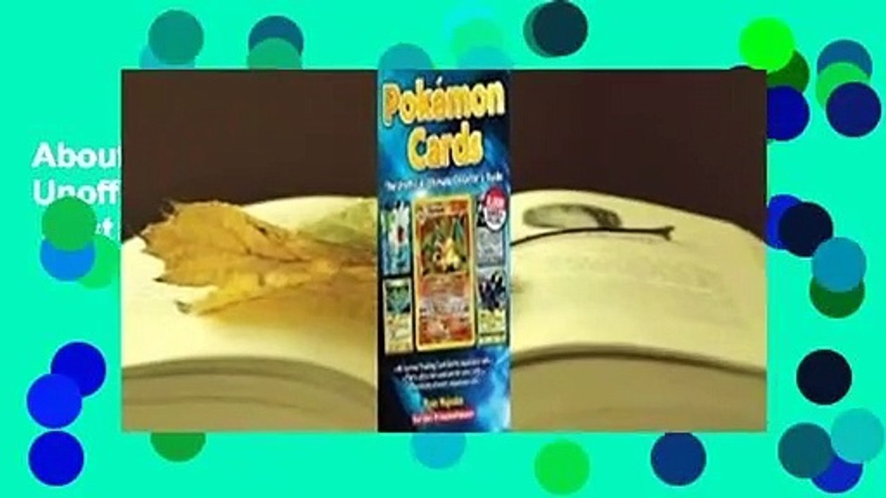 About For Books  Pokemon Cards: The Unofficial Ultimate Collector's Guide  Best Sellers Rank : #1