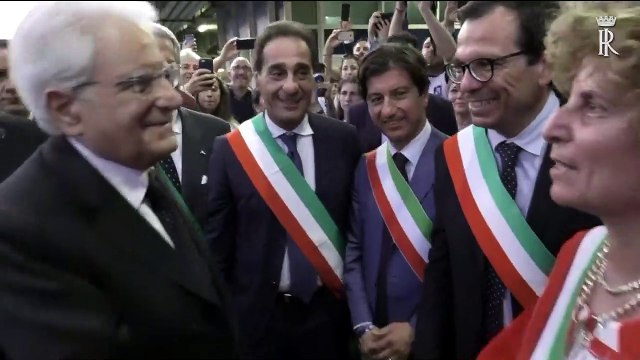 Napoli - Mattarella alla cerimonia di apertura della XXX Universiade(03.07.19)
