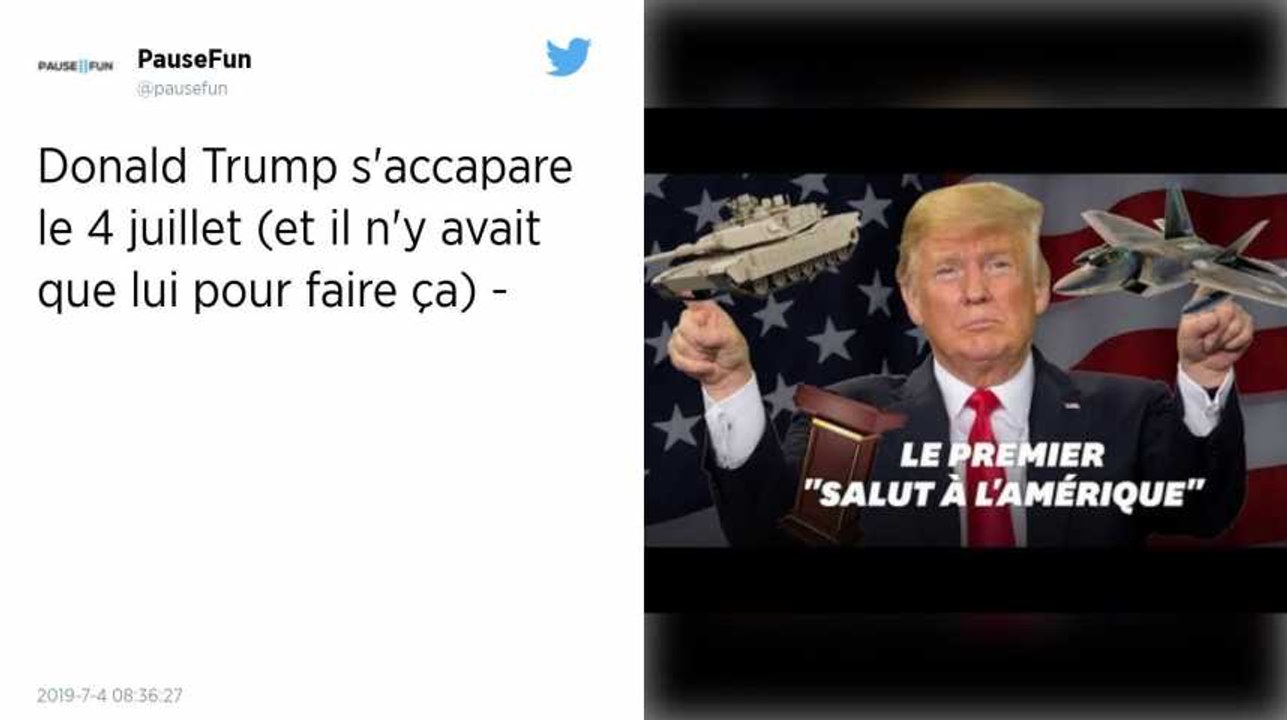 États-Unis : Donald Trump veut faire de la Fête nationale un show à sa gloire
