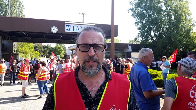 Les salariés dans la rue à Saint-Genis-Laval : première riposte de Famar Lyon