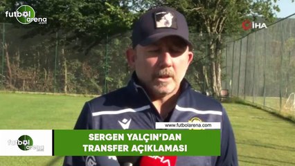 Скачать видео: Sergen Yalçın'dan transfer açıklaması