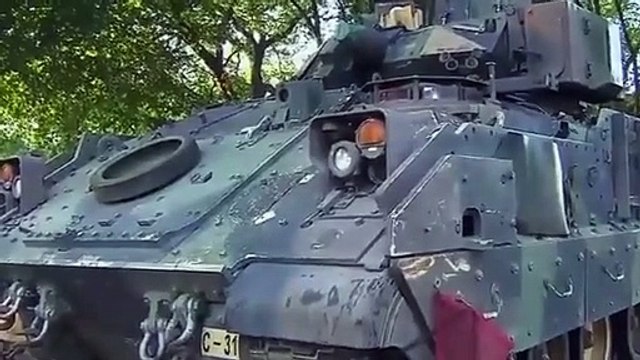 ABD'de hareketli anlar! Tanklar Beyaz Saray önünde
