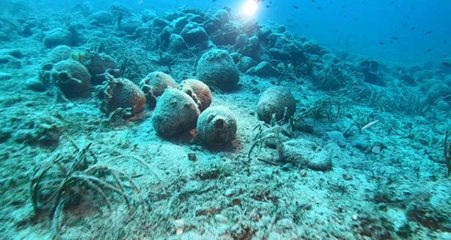 Ayvalık'ta 1000 yıllık batıktan kalanlar büyük ilgi görüyor