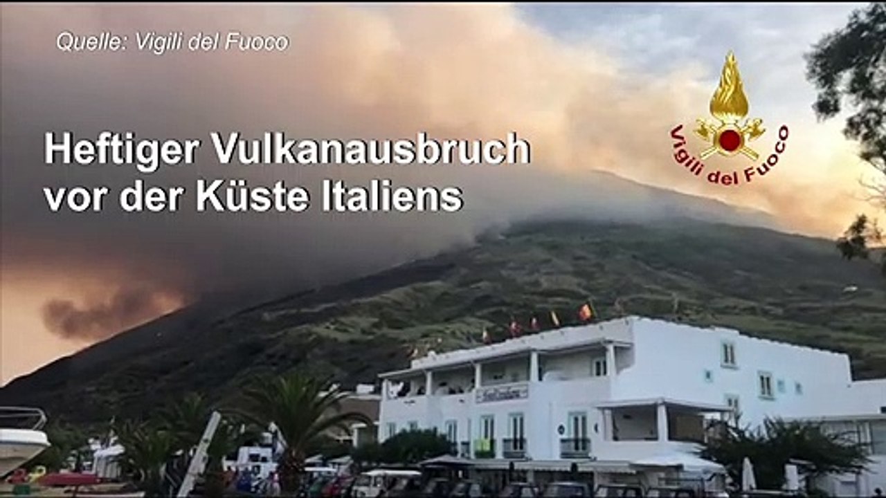 Wanderer stirbt bei Vulkanausbruch auf Stromboli