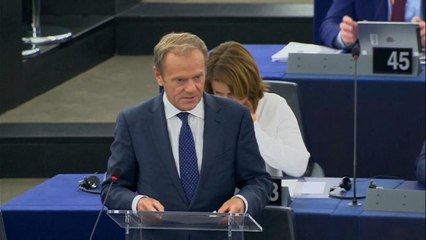 Download Video: Tusk pede aos eurodeputados para aprovarem Ursula von der Leyen