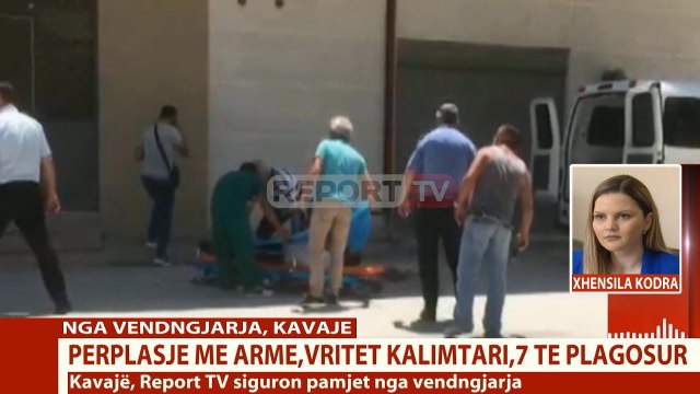 Report TV - Përplasje me armë në Kavajë, 1 kalimtar i vrarë dhe 7 të tjerë të plagosur