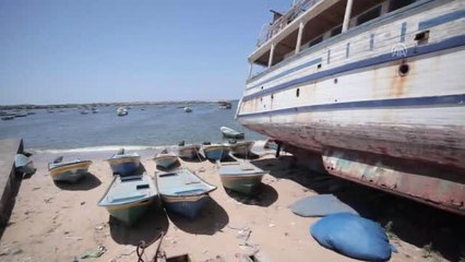 İsrail zulmü Gazzeli balıkçıları da mağdur ediyor