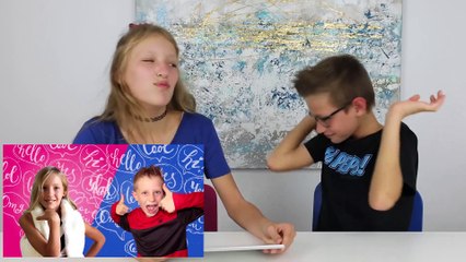 REACTING TO OUR OLD VIDEOS!!!