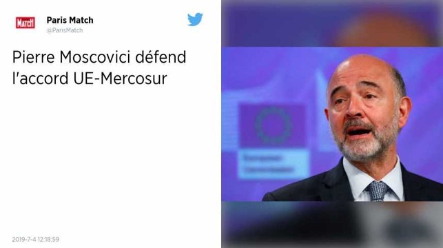 Accord UE-Mercosur : Pierre Moscovici défend l’accord sur tous les plans