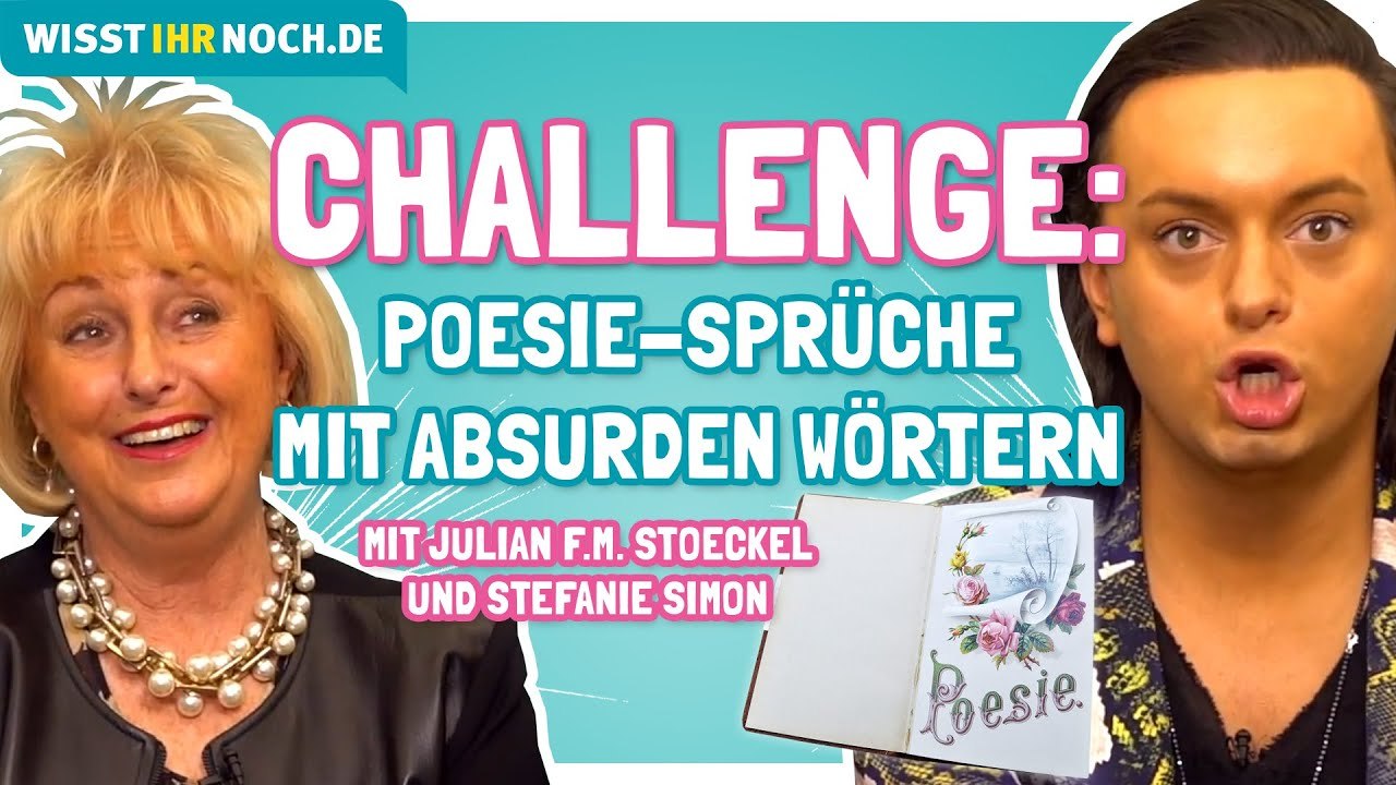 Poesie-Challenge mit Julian FM Stoeckel