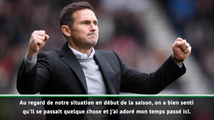 Chelsea - Lampard : "Une décision difficile de quitter Derby"