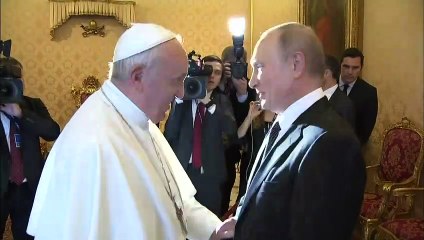 Papa recebe Putin no Vaticano