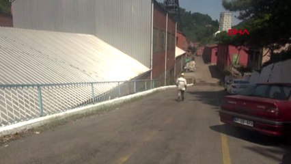 ZONGULDAK Kömür ocağında çalışmaya başlayan futbolcu konuştu