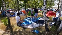 Eurockéennes 2019 L'installation au camping des festivaliers