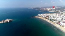 UNESCO Dünya Mirası Geçici Listesi'nde yer alan Kızkalesi'nde sahil temizliği