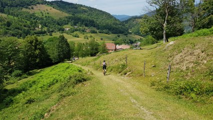 Sur les balcons de Mitzach en VTT à assistance électrique