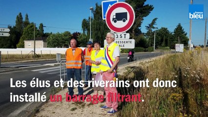 Barrage filtrant des camions à Vue