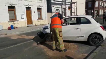 Elouges - trois blessés dans un accident de voiture