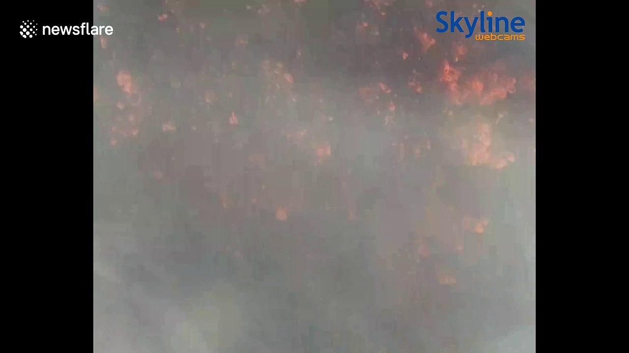 Live webcam catches moment Italian volcano unleashes violent eruption