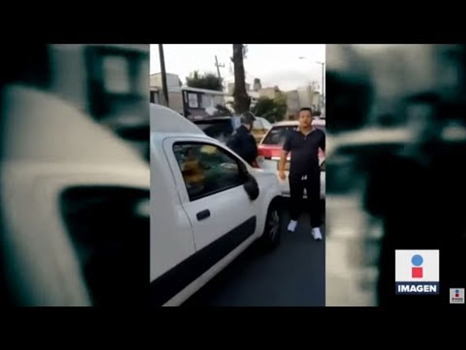 Taxista agrede a un automovilista en la Balbuena | Noticias con Ciro Gómez Leyva