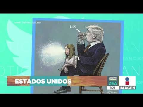 Despiden a caricaturista canadiense por burlarse de Donald Trump | Noticias con Francisco Zea