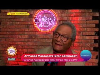Armando Manzanero confiesa que su estado de salud no está bien | Sale el Sol