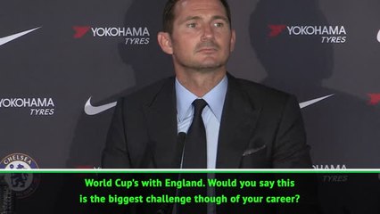 Going to Chelsea is the 'biggest challenge' of my career - Lampard
