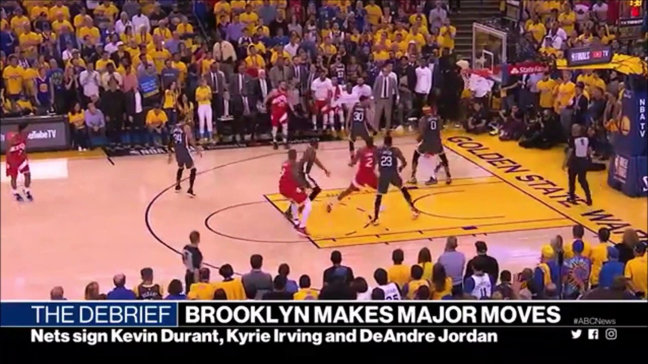 Brooklyn Nets sign Kevin Durant, Kyrie Irving and DeAndre Jordan