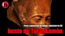 Pese a oposición de Egipto, subastan en GB busto de Tutankamón