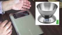 ETEKCITY DIGITAL STAINLESS STEEL NUTRITIONAL FOOD SCALE REVIEW WITH FREE APP