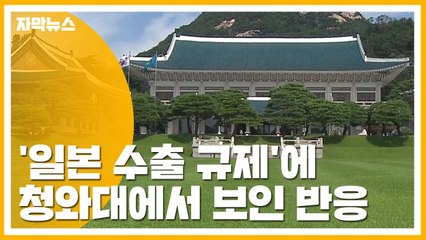 [자막뉴스] '일본 수출 규제'에 청와대가 보인 반응 / YTN