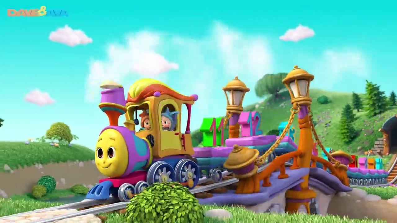 Number Train Part 2 | Counting Songs for Kids | Learn Numbers with Dave
