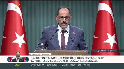 "S-400'ler aktif bir şekilde kullanılacak"
