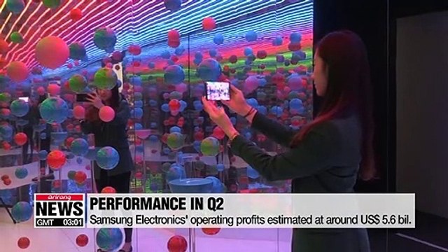 Samsung Electronics' Q2 earnings fall by more than fifty percent on weak memory chips