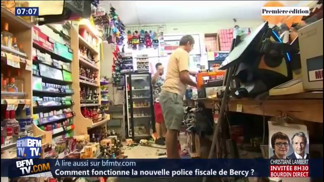En Californie du Sud, un séisme a ravagé ce magasin
