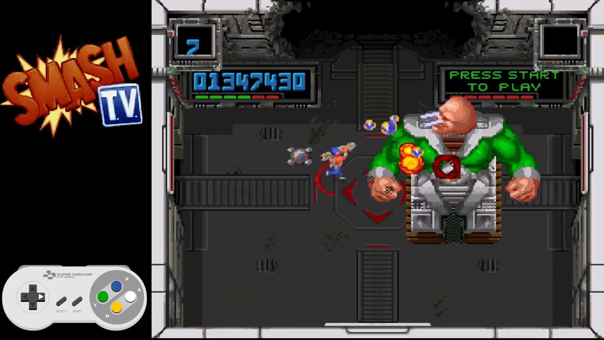smash tv snes