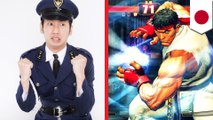 Street Fighter ads to recruitcyber police in Japan