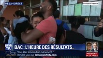 L'euphorie des élèves qui découvrent leurs résultats du baccalauréat au lycée Nelson Mandela à Marseille