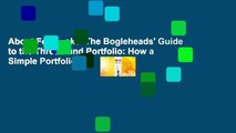 About For Books  The Bogleheads' Guide to the Three-Fund Portfolio: How a Simple Portfolio of