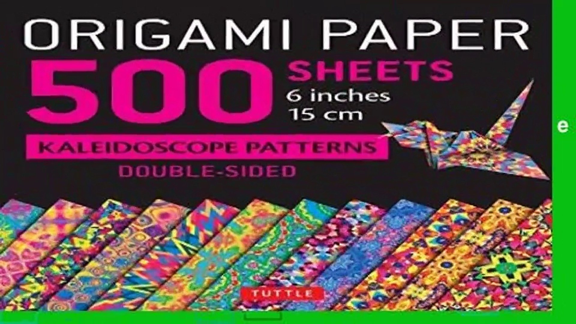 About For Books Origami Paper 500 Sheets Kaleidoscope Patterns 6 Inch 15 Cm For Kindle Video Dailymotion