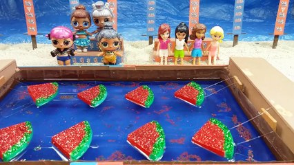 Karpuz Havuzu Oyunu | Survivor 2019 LOL Sürpriz Vs Polly Pocket