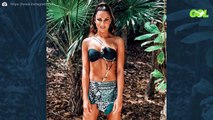 “¡Escándalo!” Y es por Lara Álvarez y su último bikini con Photoshop: “¡Se ha borrado la ceja!”