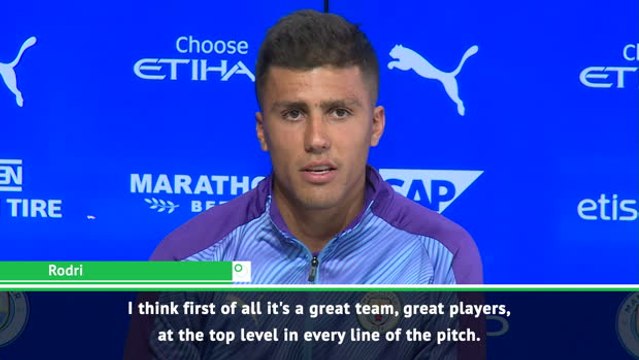 Guardiola was a 'big part' of it - Rodri on Man City move