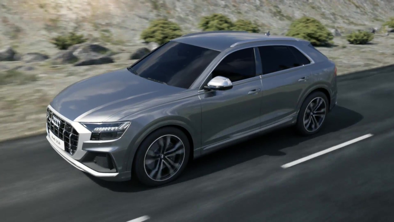 Audi SQ8 MHEV mit elektrisch angetriebenem Verdichter (EAV) Animation