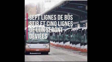 Les déviations dans la capitale ce vendredi